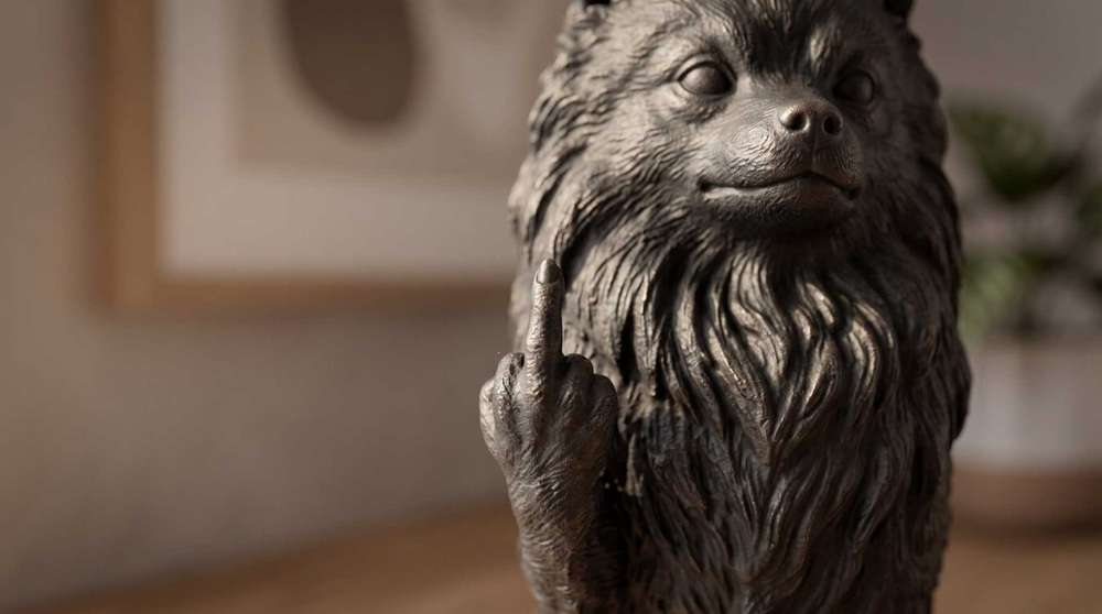 Volpino — Dog Figurine “Well-Behaved… But Not Too Much”