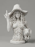 Circe ribelle statua – dea strega dark fantasy