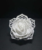Rosa Eterna in Resina - Scultura Elegante per un Arredo Unico - Taraflo