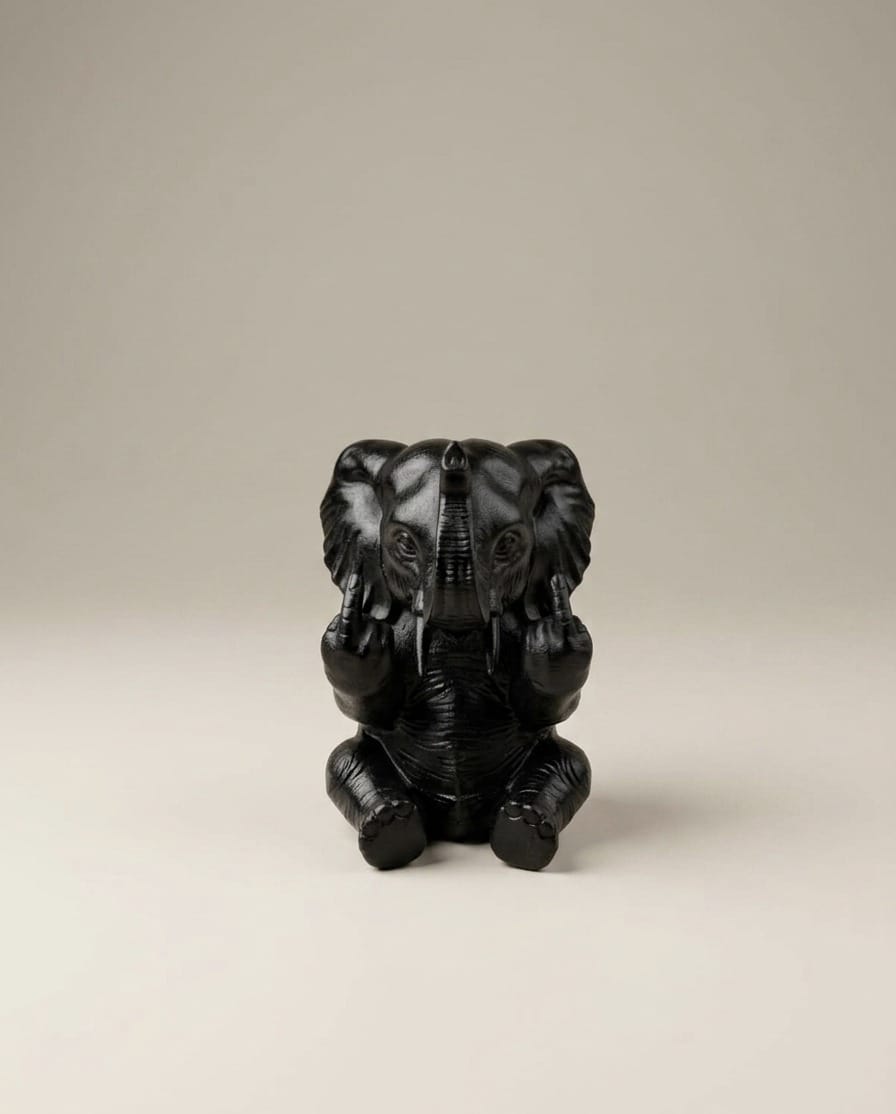 Elefante con personalità