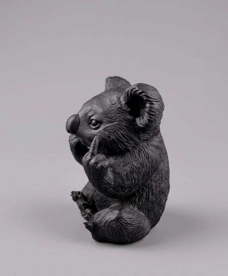 Koala & Riccio — Statuetta Animale «Con Personalità» in Resina - Taraflo