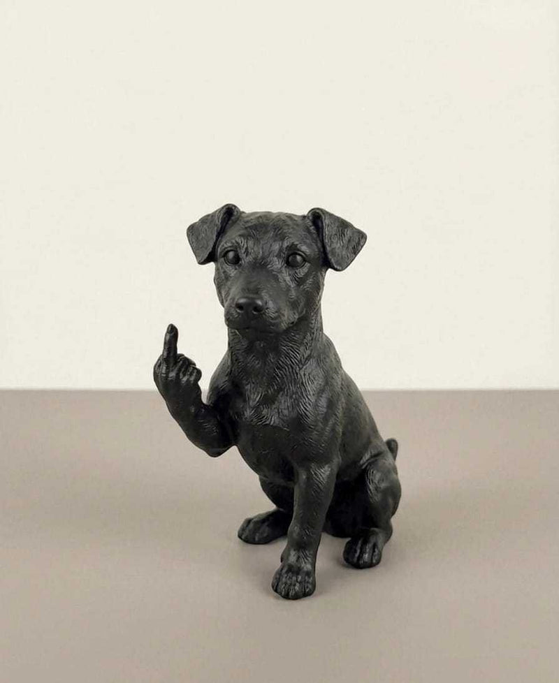 Cane «Educato… ma non troppo» — Statuetta da Collezione in Resina - Taraflo