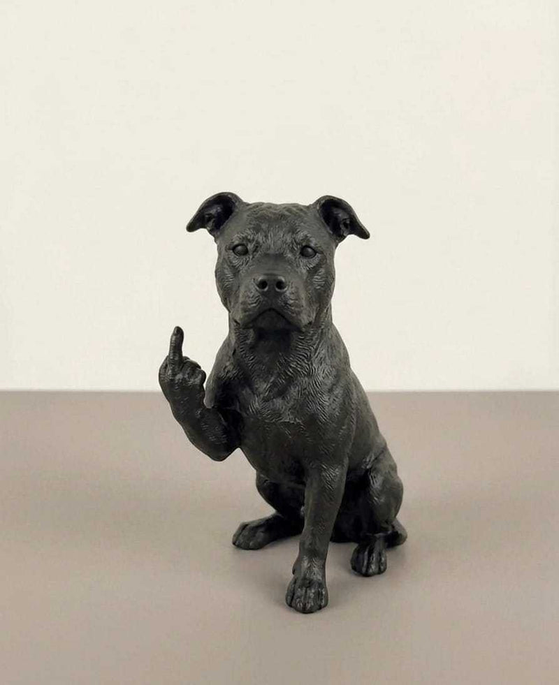 Cane «Educato… ma non troppo» — Statuetta da Collezione in Resina - Taraflo