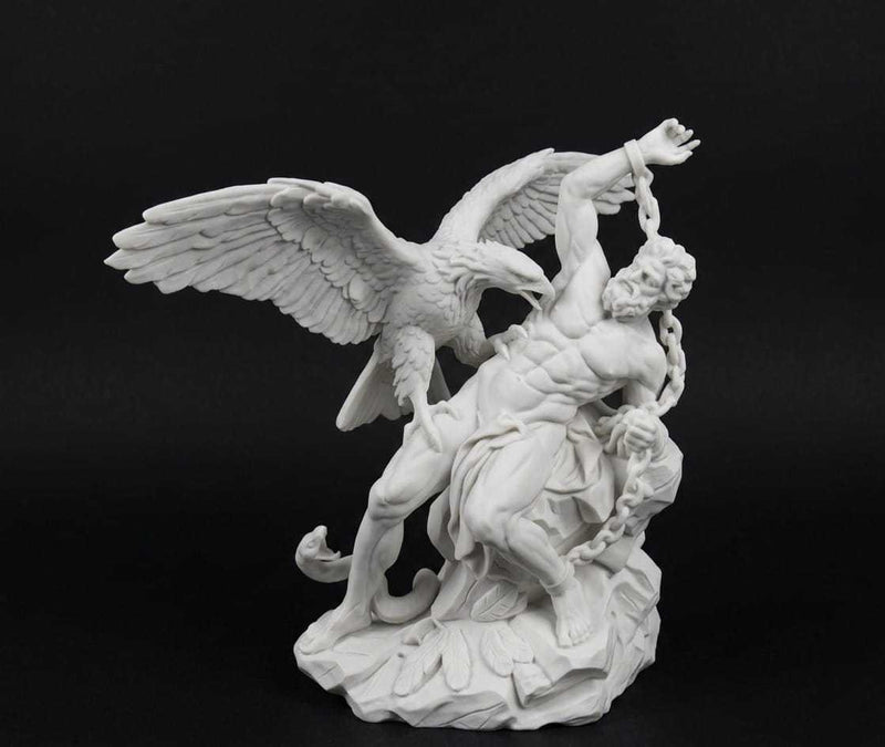 Il Supplizio di Prometeo — Scultura Mitologica in Resina - Taraflo