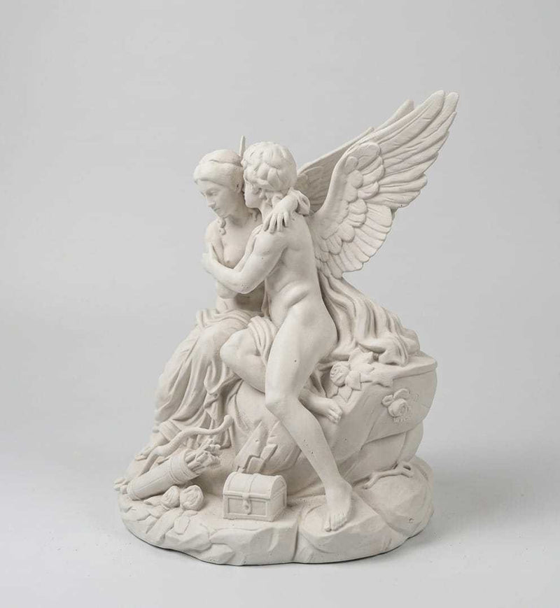 Amore e Psiche — Scultura Romantica in Resina - Taraflo