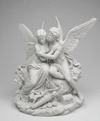 Amore e Psiche — Scultura Romantica in Resina - Taraflo