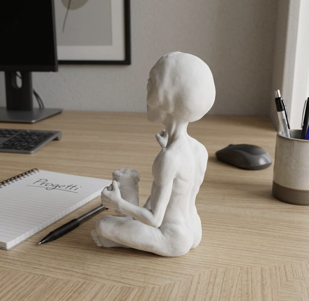 Your Cosmic Companion: Exclusive Alien with Cigar Collection