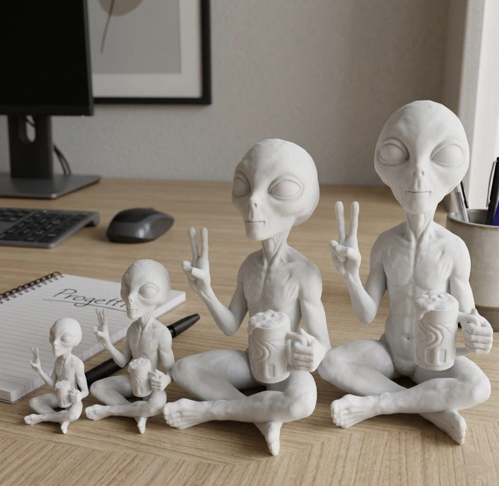 Your Cosmic Companion: Exclusive Alien with Cigar Collection