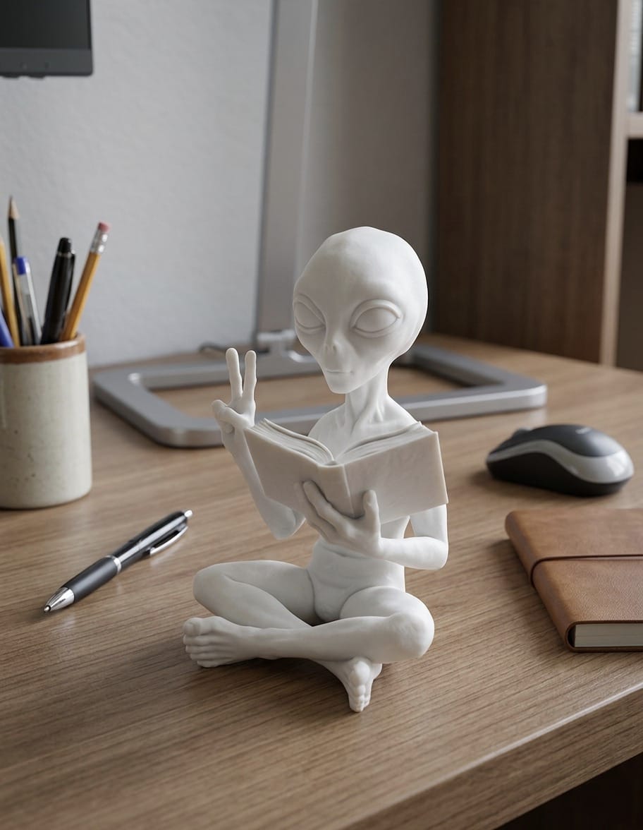 Votre Compagnon Cosmique : Collection Exclusive Alien au Cigare