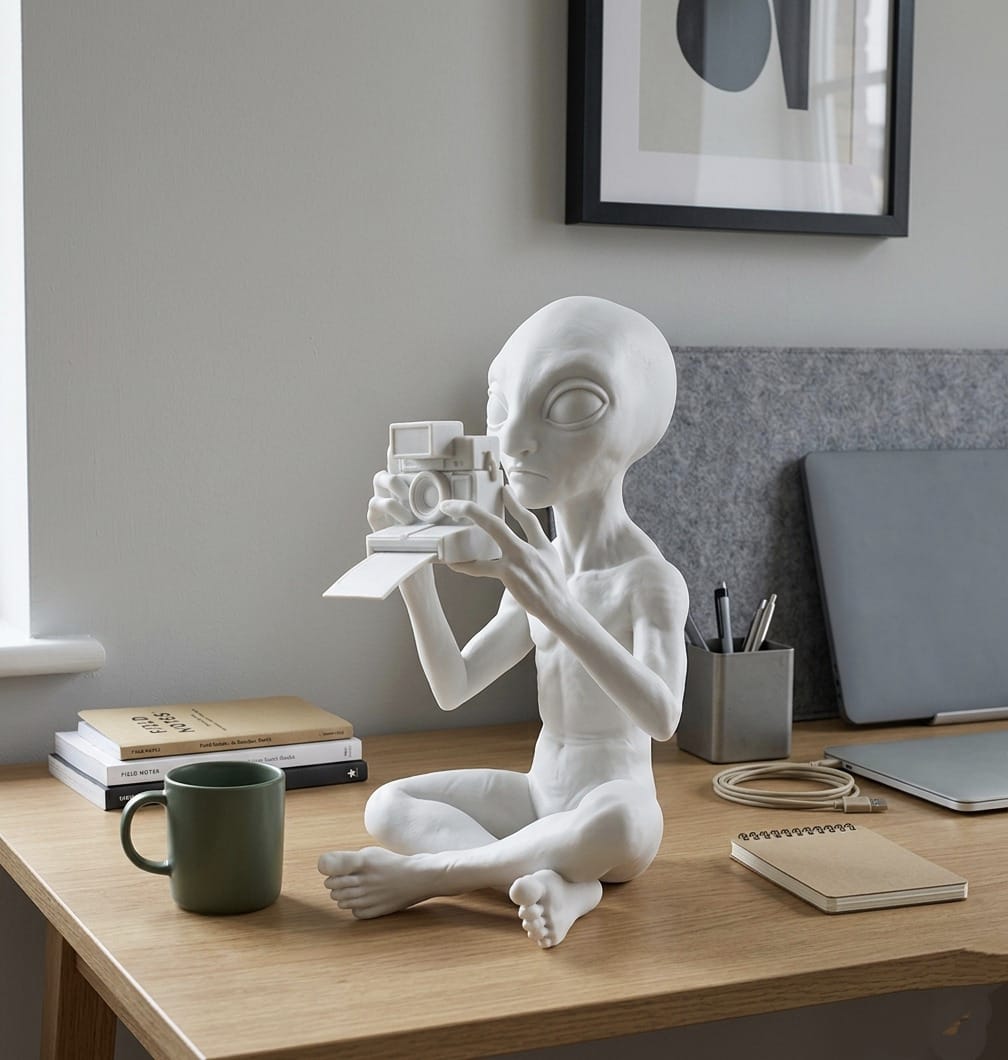 Votre Compagnon Cosmique : Collection Exclusive Alien au Cigare