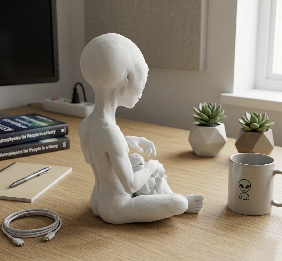 Votre Compagnon Cosmique : Collection Exclusive Alien au Cigare