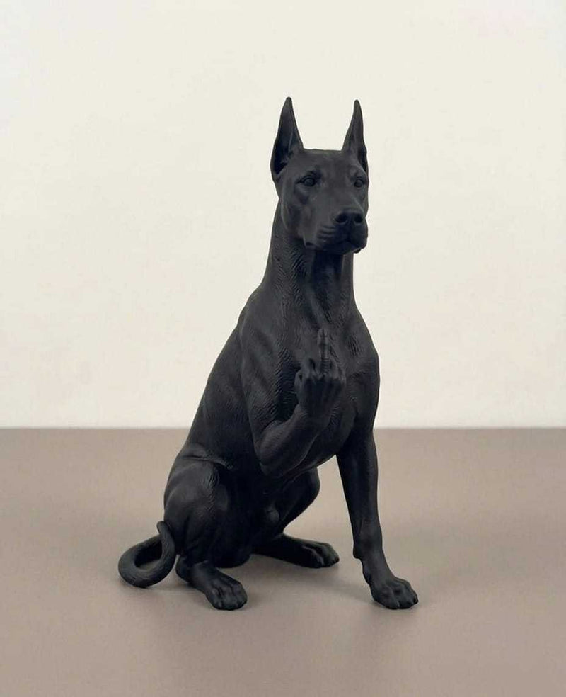 Cane «Educato… ma non troppo» — Statuetta da Collezione in Resina - Taraflo