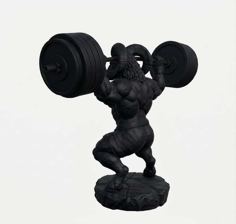 Ariete «Beast Mode» — Statuetta Fitness in Resina - Taraflo