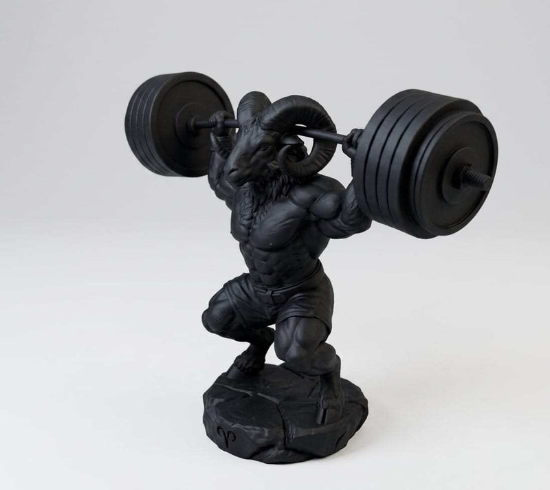 Ariete «Beast Mode» — Statuetta Fitness in Resina - Taraflo