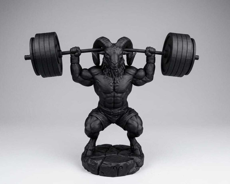 Ariete «Beast Mode» — Statuetta Fitness in Resina - Taraflo