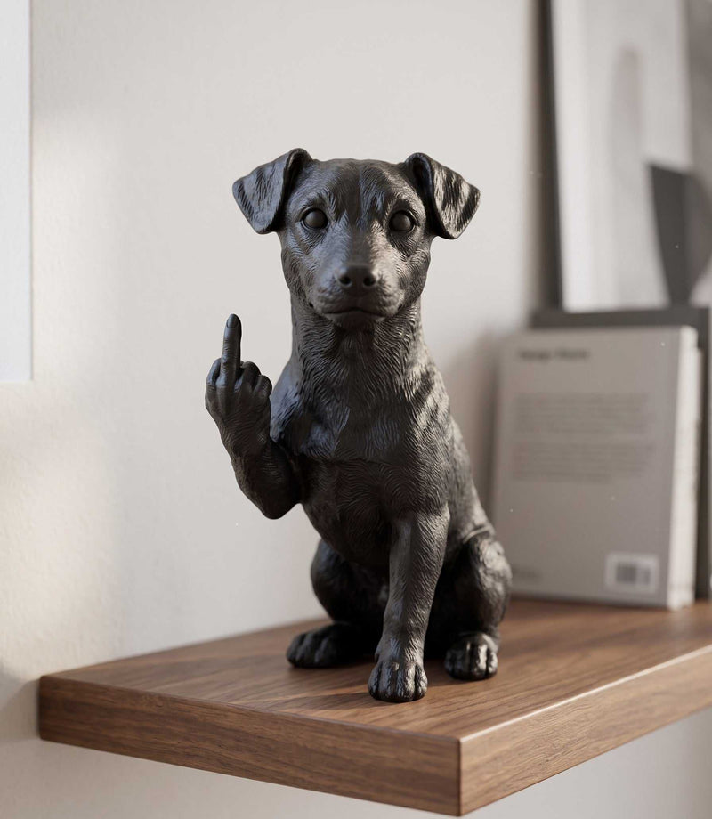 Jack Russell — Statuetta Cane «Educato… ma non troppo» - Taraflo