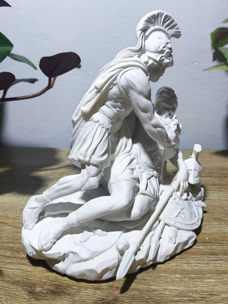 Achille e Pentesilea — Scultura Mitologica in Resina - Taraflo