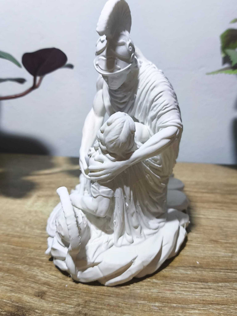 Achille e Pentesilea — Scultura Mitologica in Resina - Taraflo