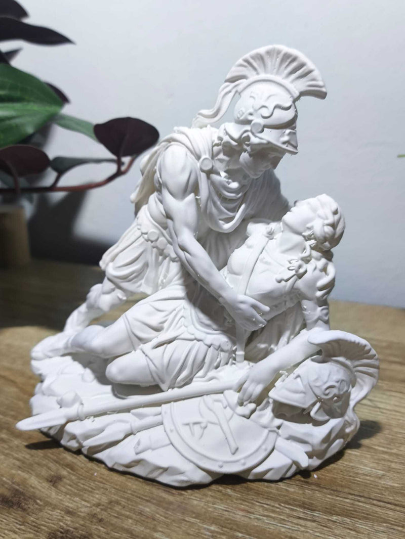 Achille e Pentesilea — Scultura Mitologica in Resina - Taraflo