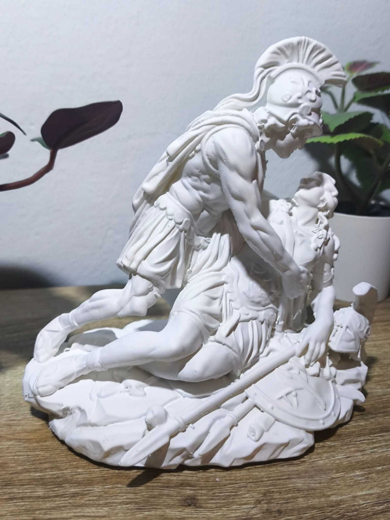 Achille e Pentesilea — Scultura Mitologica in Resina - Taraflo