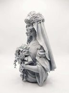 L'Eterno Incanto: Busto Sposa Cadavere in Resina per Trasformare i Tuoi Spazi con Eleganza Dark - Taraflo