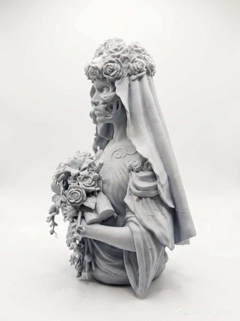L'Eterno Incanto: Busto Sposa Cadavere in Resina per Trasformare i Tuoi Spazi con Eleganza Dark - Taraflo