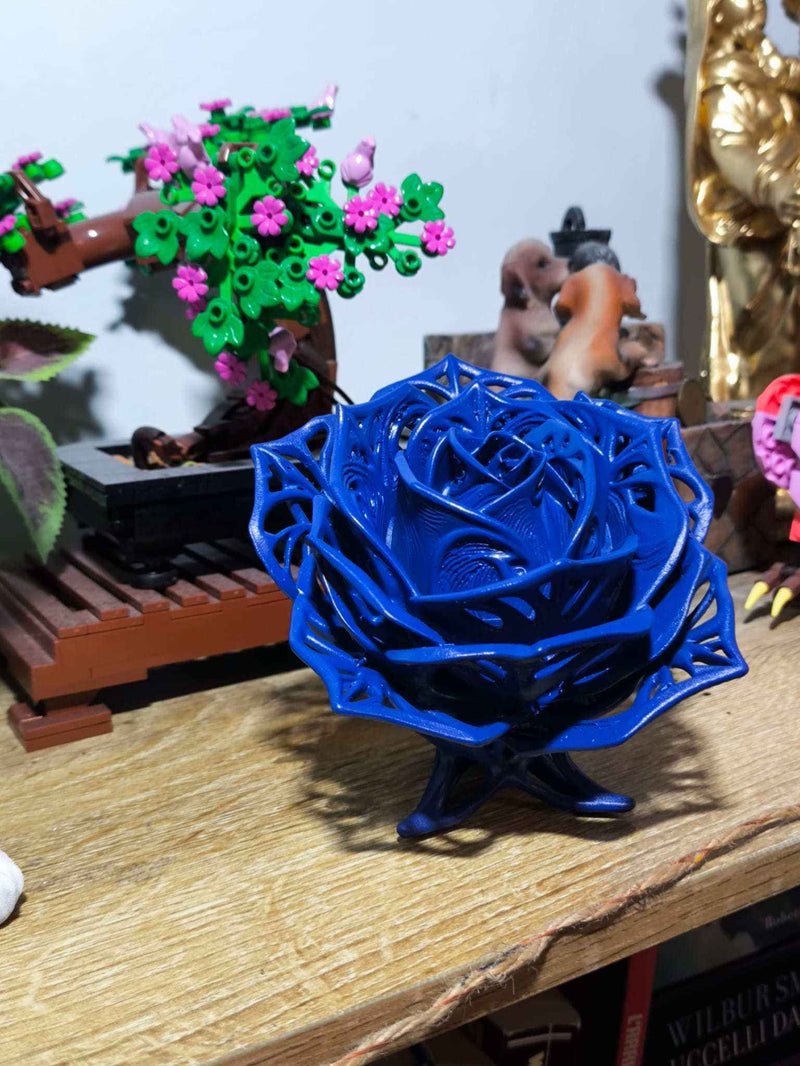 Rosa Eterna in Resina - Scultura Elegante per un Arredo Unico - Taraflo