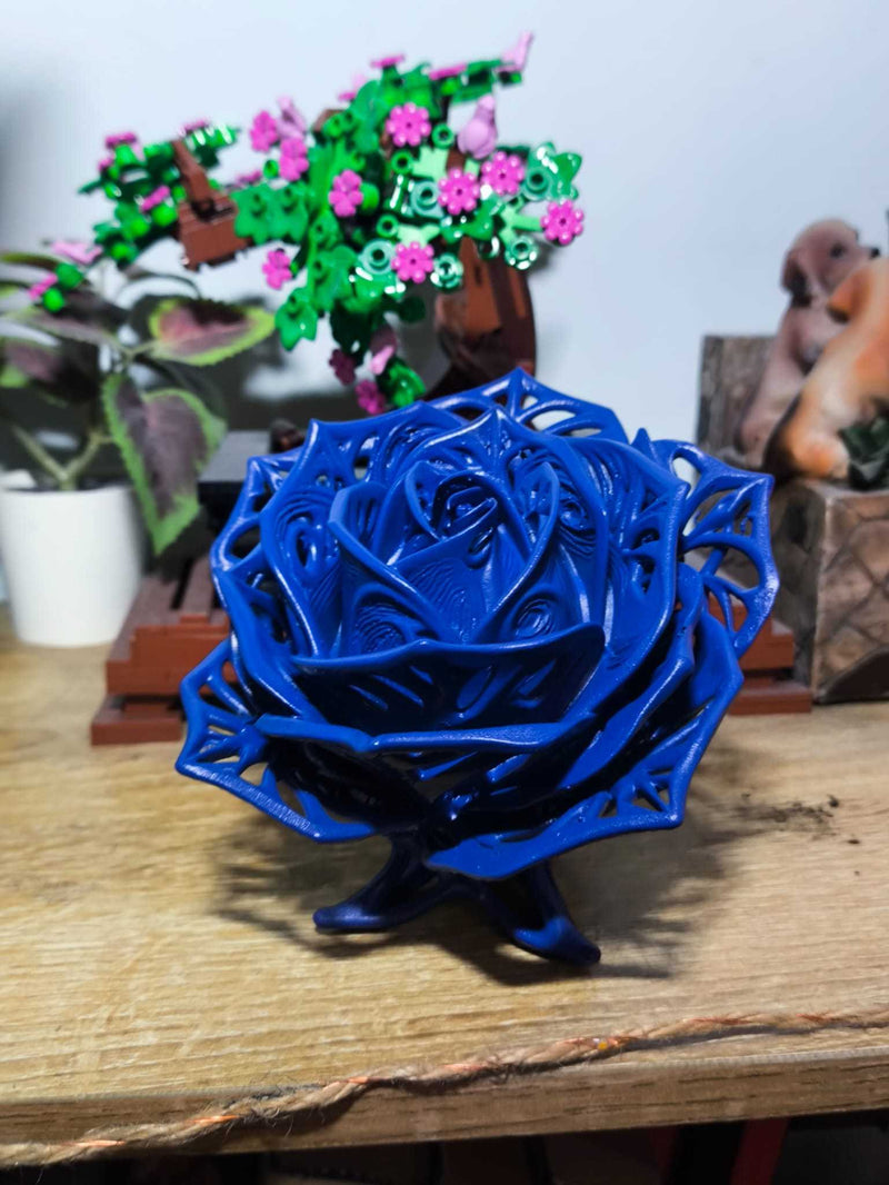 Rosa Eterna in Resina - Scultura Elegante per un Arredo Unico - Taraflo