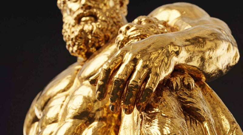 Statua Ercole Farnese Dorata: Arte Classica | Taraflo