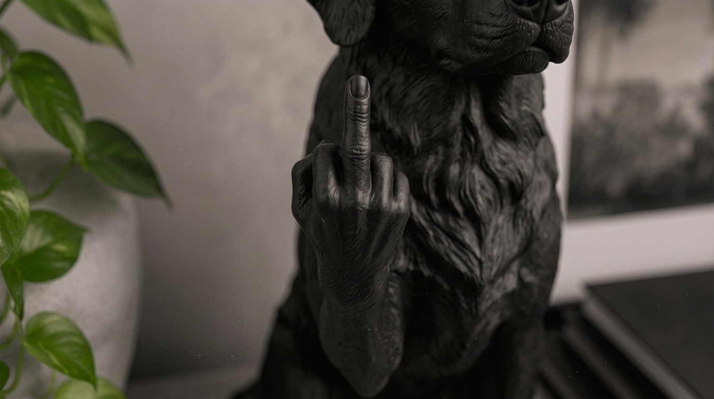 Golden Retriever — Statuetta Cane «Educato… ma non troppo»
