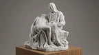 Pietà di Michelangelo — Statua Religiosa in Resina Effetto Marmo - Taraflo