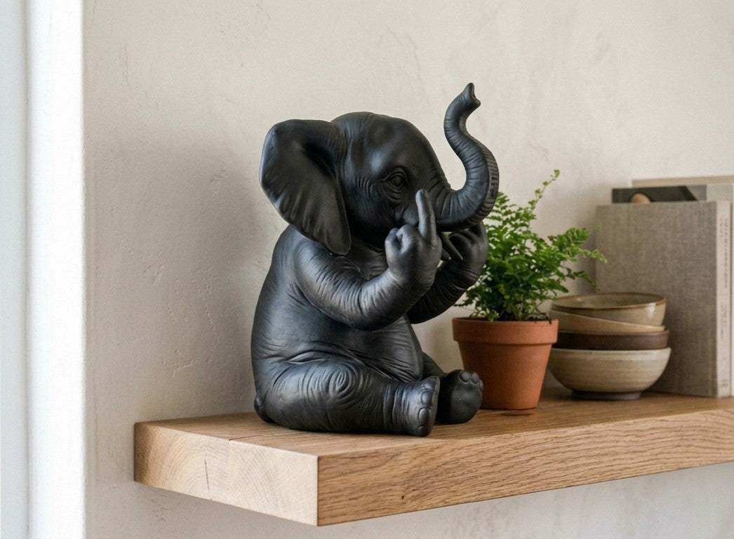Elefante con personalità Taraflo