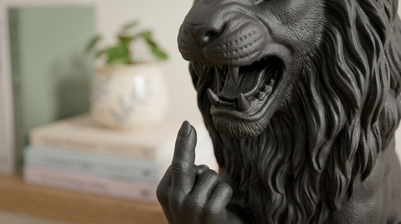 "Il Sovrano Provocatore" - Scultura di Leone Taraflo