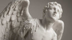 La Caduta di Icaro: Statua in Marmo Bianco sul Tragico Volo Mitologico - Taraflo