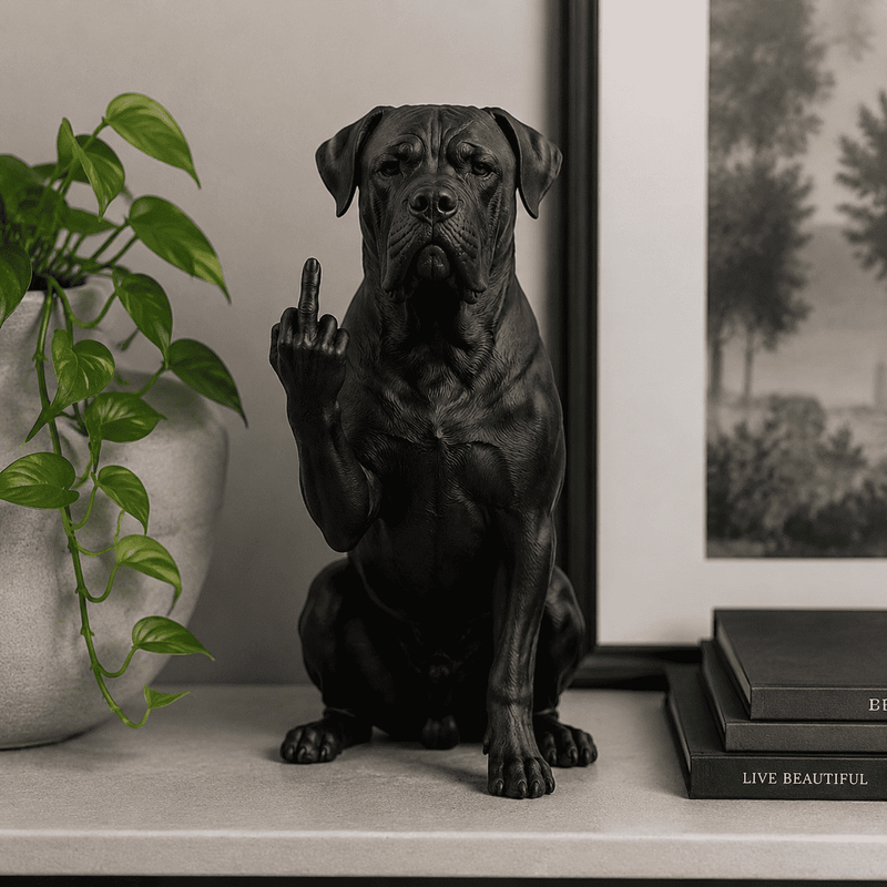 Cane Corso — Statuetta Cane «Educato… ma non troppo» - Taraflo