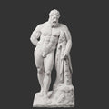 Estatua de Hércules Farnesio Blanco – Escultura decorativa clásica | Taraflo
