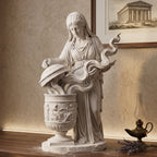 Vaso di Pandora in Resina e Polvere di Marmo – Scultura Mitologica Classica