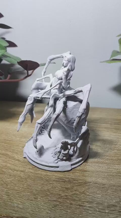 Video: Statuetta Aracne, Regina dei Ragni in Resina - Taraflo