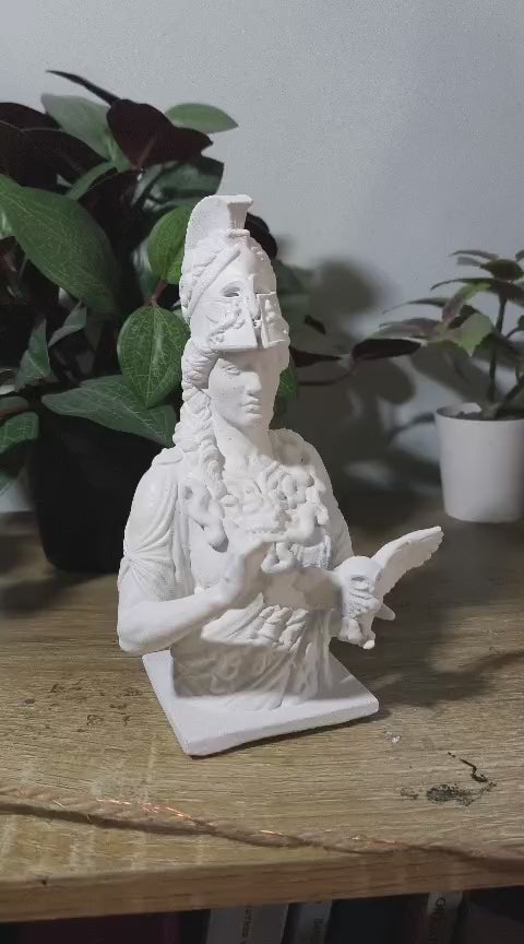 Buste d'Athéna en résine : La sculpture idéale de la déesse de la sagesse pour votre espace