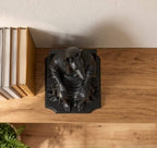 Statua Anubi Nero su Trono in Resina Satinata — immagine 2