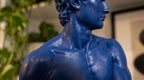 Statua David Blu Zaffiro in Resina, Scultura Maschile — immagine 3