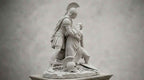 Achille e Patroclo — Scultura Mitologica in Resina Effetto Marmo - Taraflo